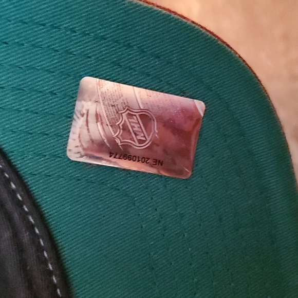 AS-IS Mighty Ducks Anaheim Mitchell Ness Cap Hockey Snap Back Baseball Cap - Picture 5 of 9